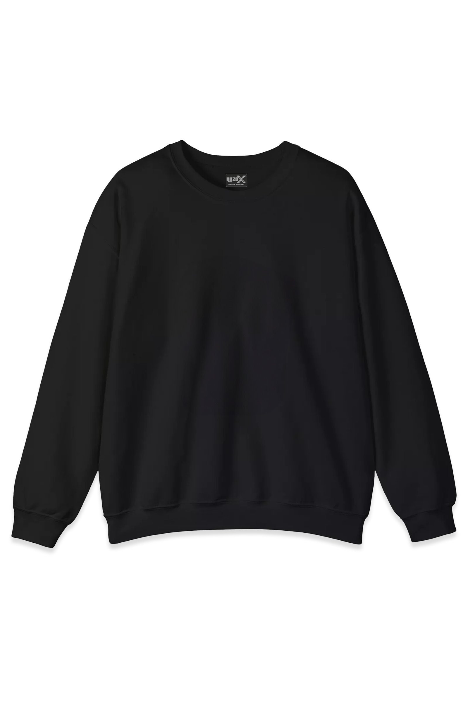 Cotton Full Sleeve Sweatshirt For Men (Black)